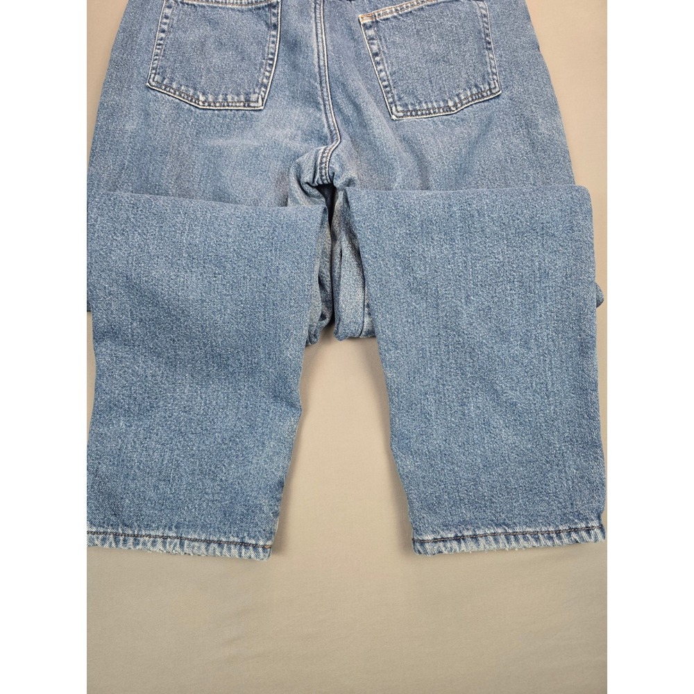 L.L. Bean Insulated Relaxed Fit Medium Wash Cozy Denim Jeans - Women's 16 M/T - Picture 2 of 13